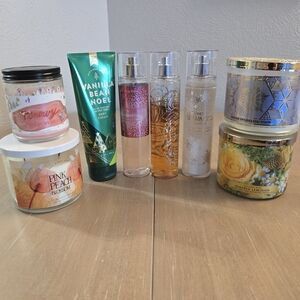 Bath & Body Works Candle and Spray Bundle